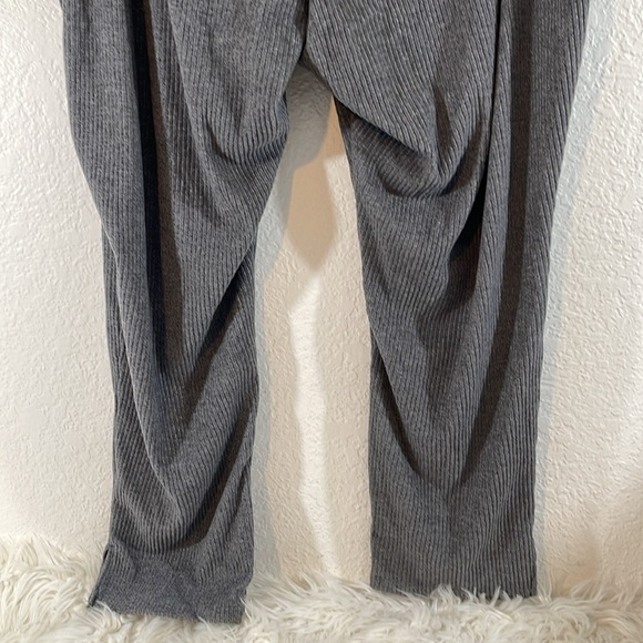 OLD NAVY Plush Cozy Rib Knit Legging Lounge Pants Size 4X High Rise Grey NEW - Picture 7 of 11